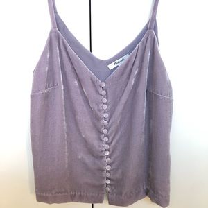 Madewell velvet cami